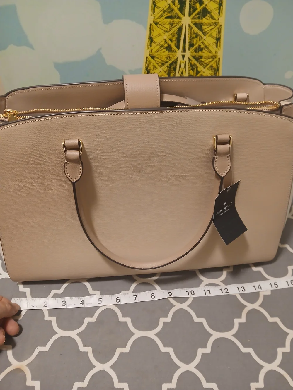 kate spade structured pebble